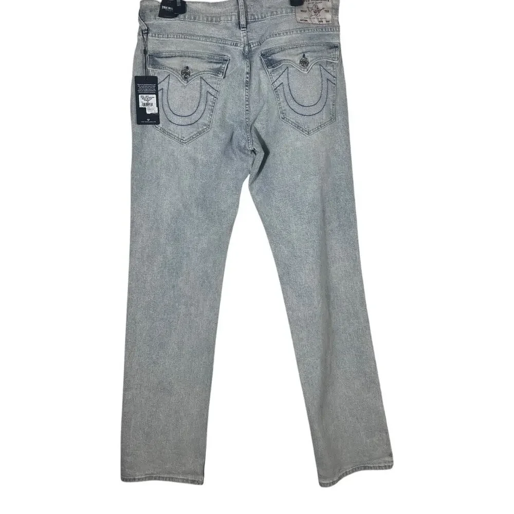True Religion Ricky SN Flap Straight Relaxed Jeans Size 34